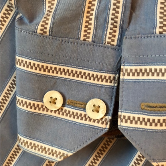 Bugatchi Uomo Dress Shirt Size Large Classic Fit - Picture 4 of 5